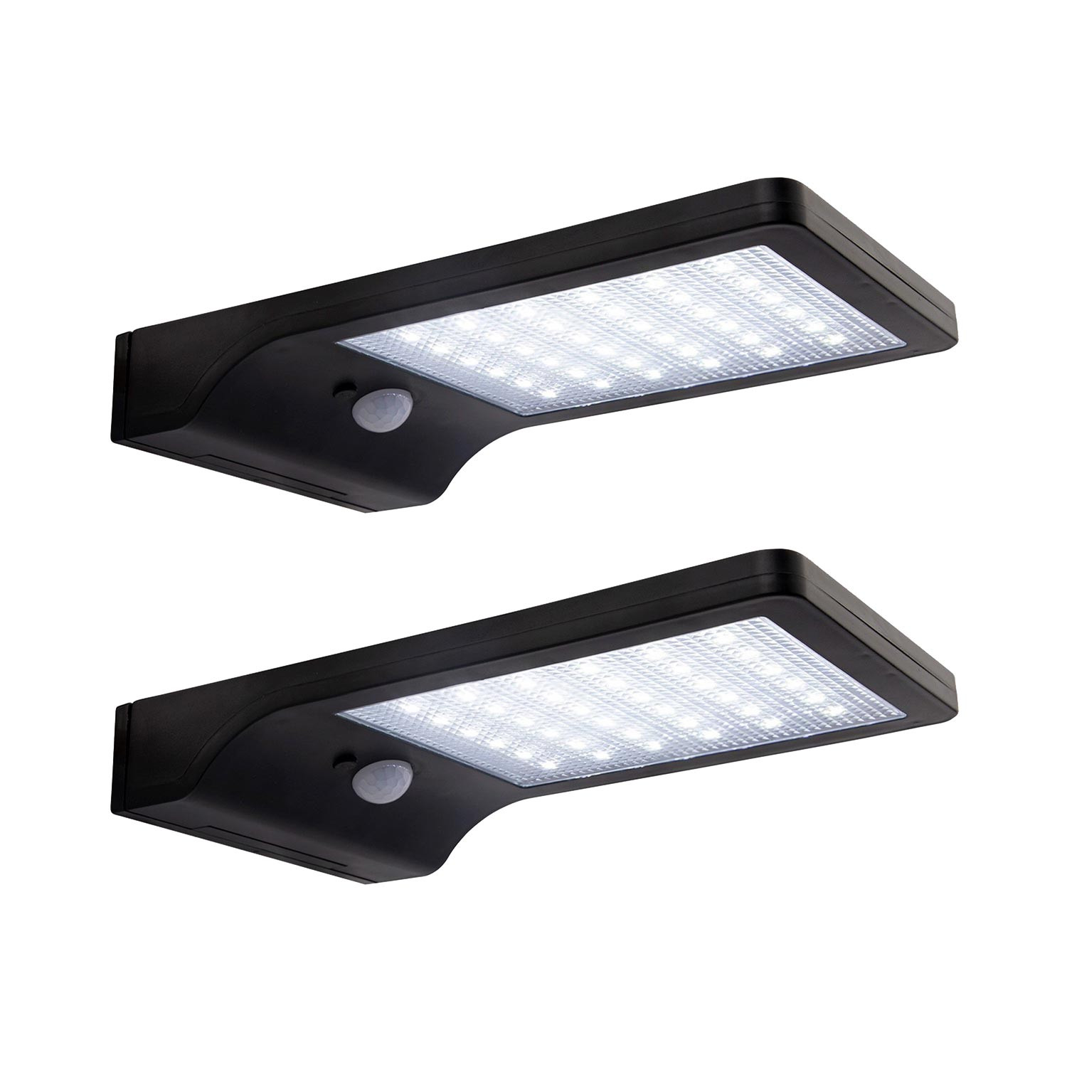 Pack 2 Apliques de Pared Solares LED Exterior con Sensor de Movimiento 3000K 7hSevenOn Outdoor Apliques de Exterior 1